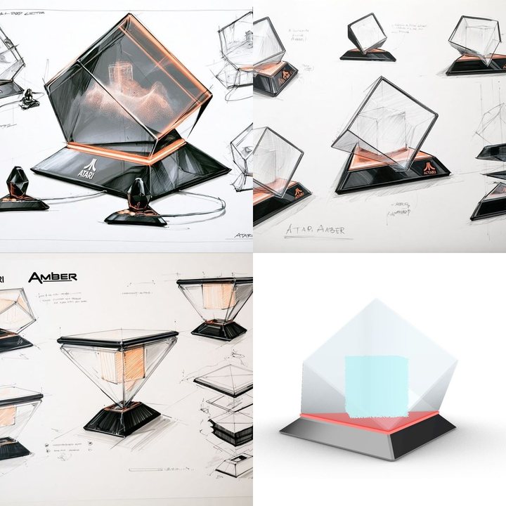 Amber, atari concept concept: sketches