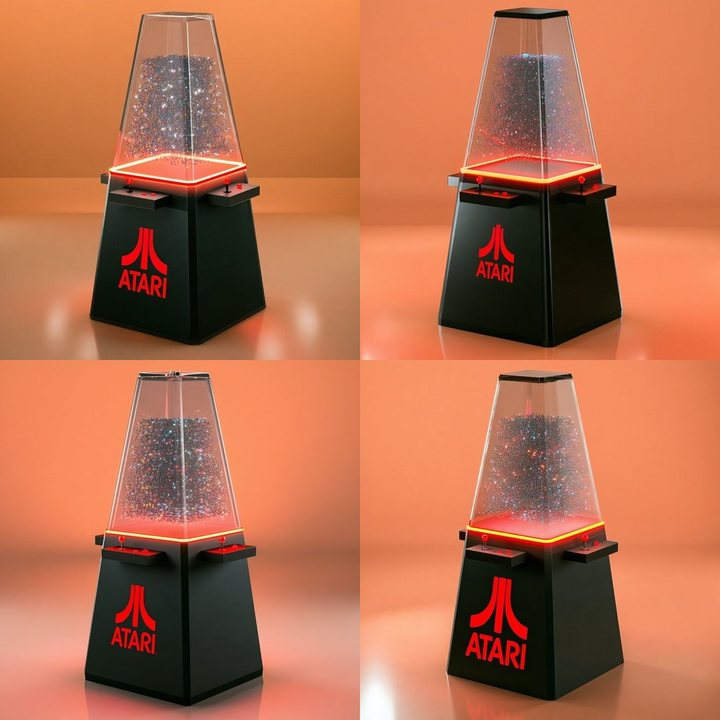 Arcade, atari concept concept: renders